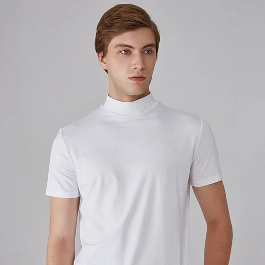 Martín - Camiseta de Cuello Alto para Hombre